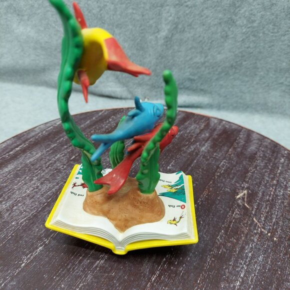 Dr. Seuss "One Fish Two Fish" Book Figurine - Picture 10 of 12